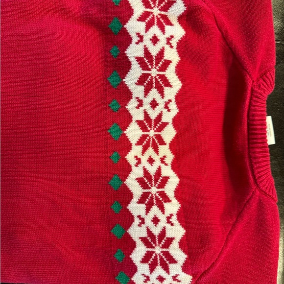 Red holiday fun Disney sweater with Mickey and Minnie! - Picture 11 of 11